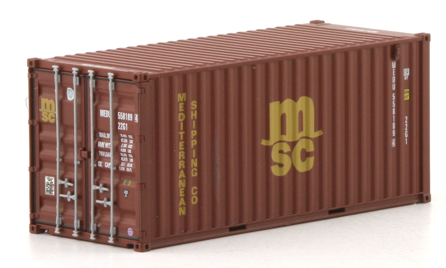 PT-Trains 820014.1 - Container 20' 'MSC', MEDU5581894