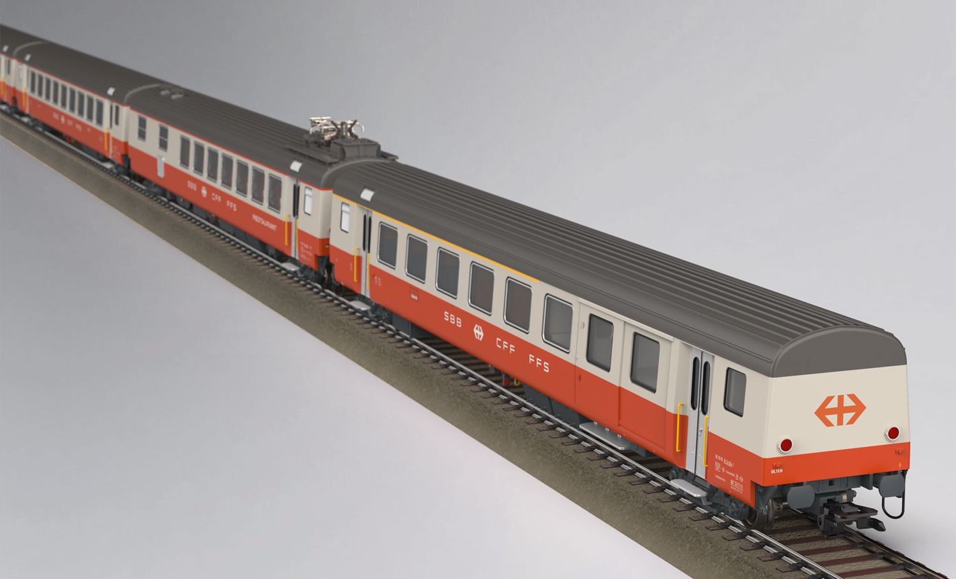 Trix 23690 - 4er Set Personenwagen EW III, SBB, Ep.IV