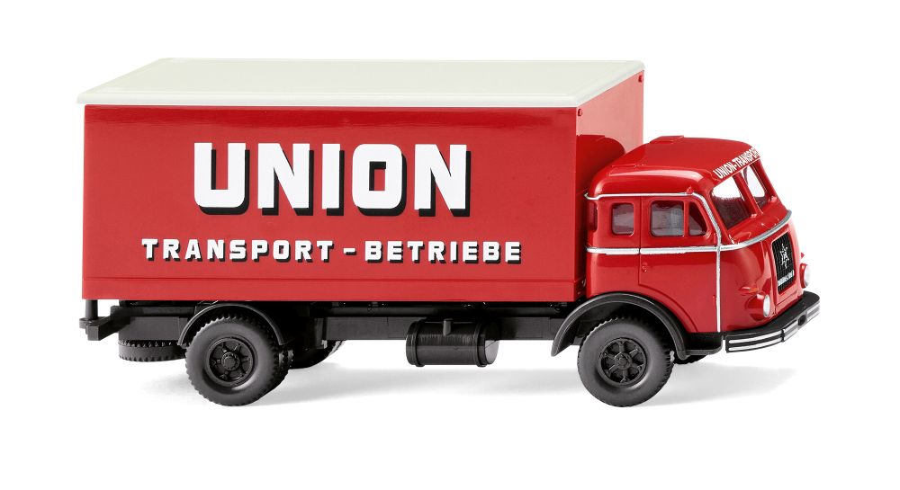 Wiking 042502 - Koffer-Lkw (Henschel) 'Union Transport'