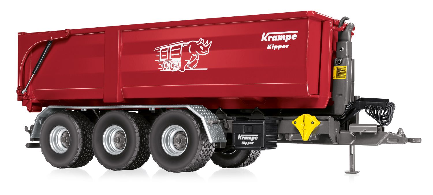 Wiking 077826 - Krampe Hakenlift THL 30 L mit Abrollcontainer Big Body 750