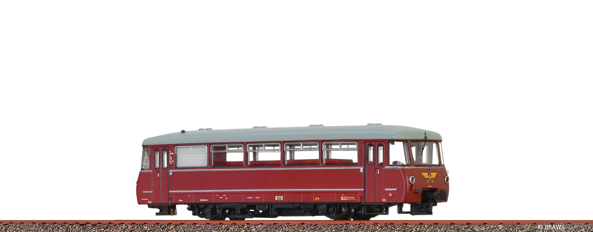 Brawa 64323 - Triebwagen VT 2.09 001, DR, Ep.III, DC-Sound