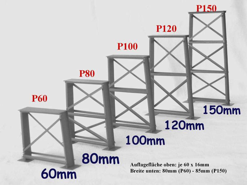 Hack 17202 - P100-g - Brückenpfeiler 100mm, grün Hack 17202 - P100-g - Brückenpfeiler 100mm, grün