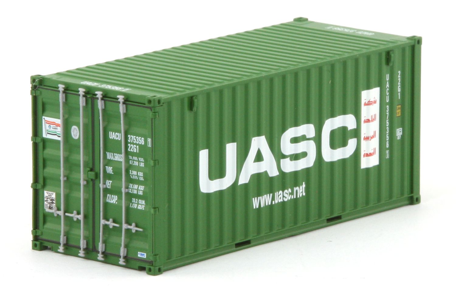 PT-Trains 820032 - Container 20' 'UASC', UACU3753561