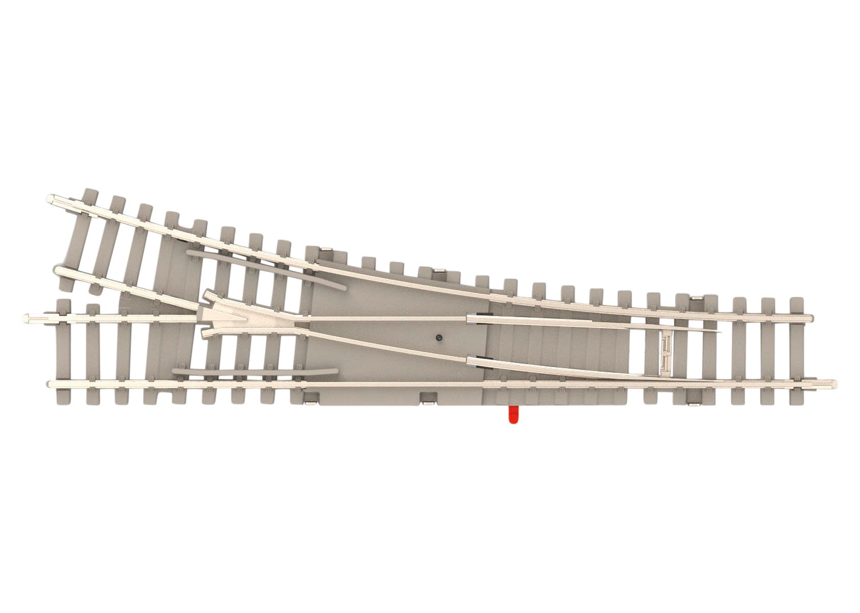 Trix 14539 - Betonschwellenweiche, rechts, 15°, polarisiert