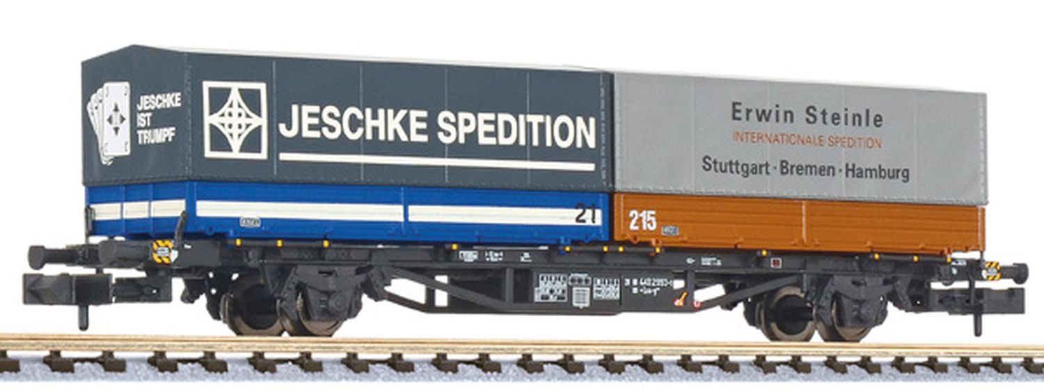 Liliput 265222 - Containerwagen Lss-y571, DB, Ep.IV 'Jeschke Spedition'