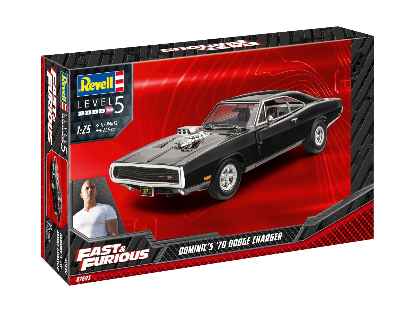 Revell 07693 - Fast & Furious - Dominics 1970 Dodge Charger Revell 07693 - Fast & Furious - Dominics 1970 Dodge Charger