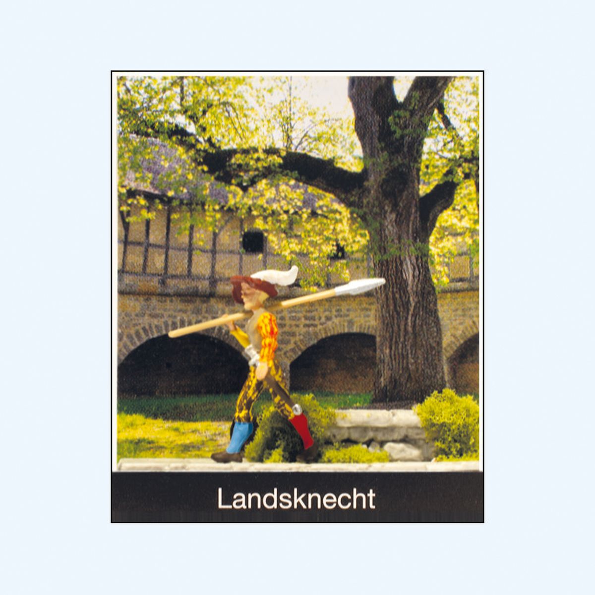 Preiser 99509 - Landsknecht mit Hellebarde