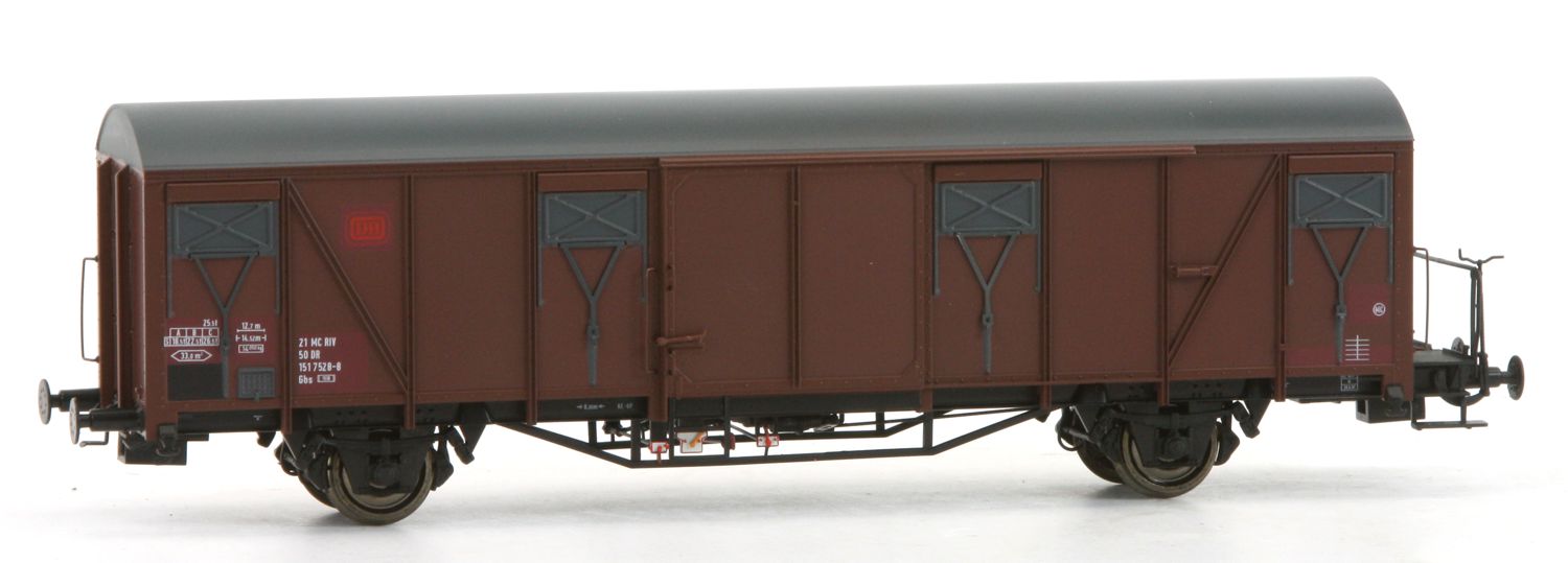 Exact-Train EX20727 - Gedeckter Güterwagen Gbs 1518, DR, Ep.V