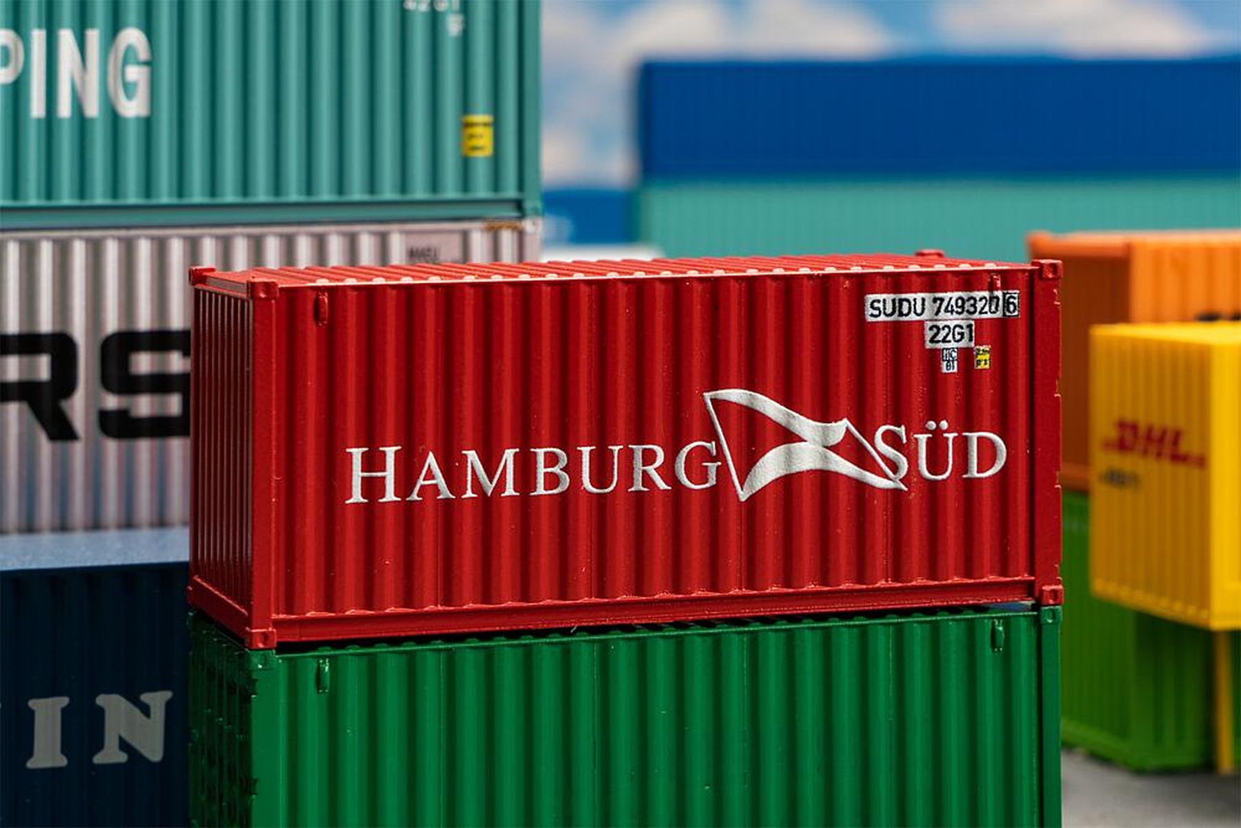 Faller 182001 - 20' Container HAMBURG SÜD Faller 182001 - 20' Container HAMBURG SÜD