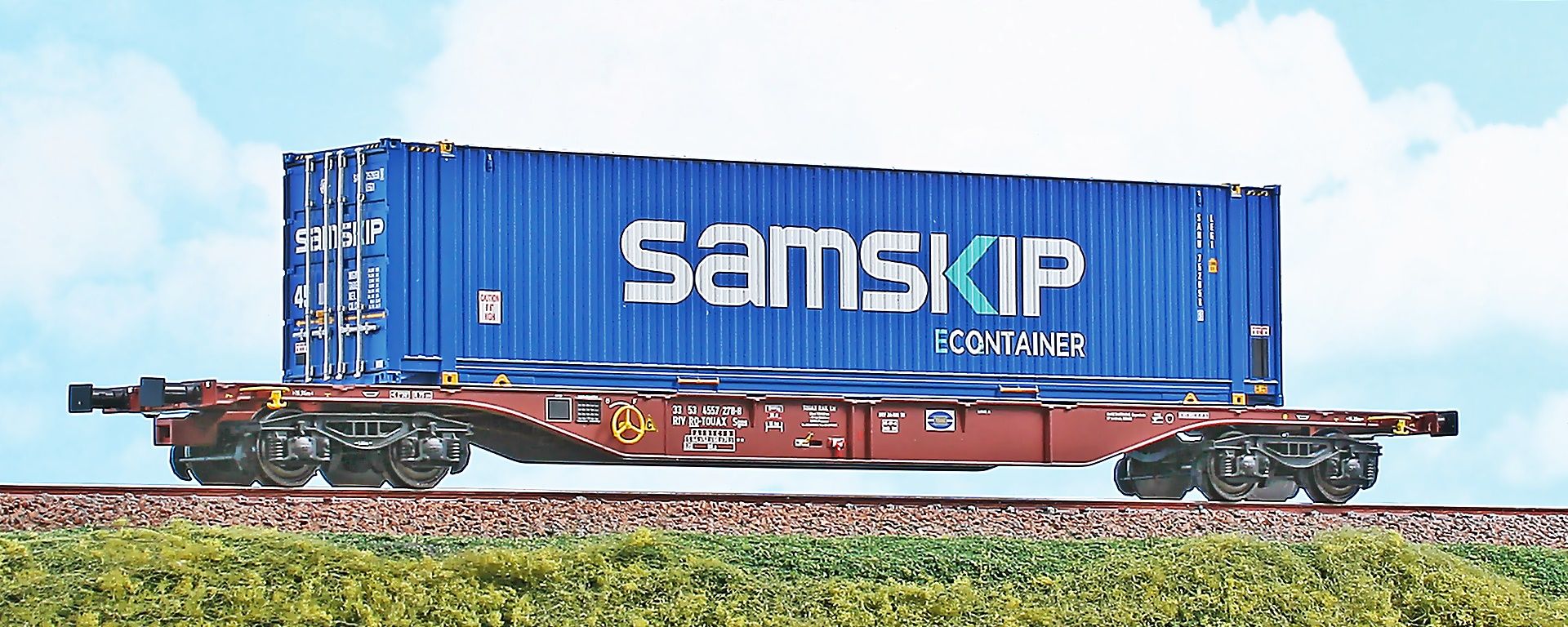 ACME AC 40427 - Containertragwagen Sgnss 60, Touax, Ep.VI 'SAMSKIP'