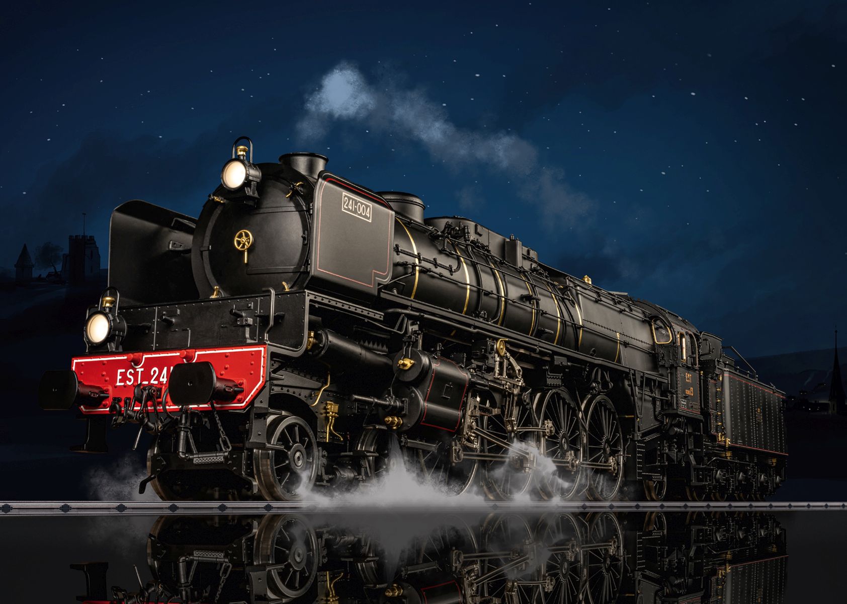Märklin 55086 - Dampflok Serie 13 (241A) 241-004, EST, Ep.II, MFX-Sound Märklin 55086 - Dampflok Serie 13 (241A) 241-004, EST, Ep.II, MFX-Sound
