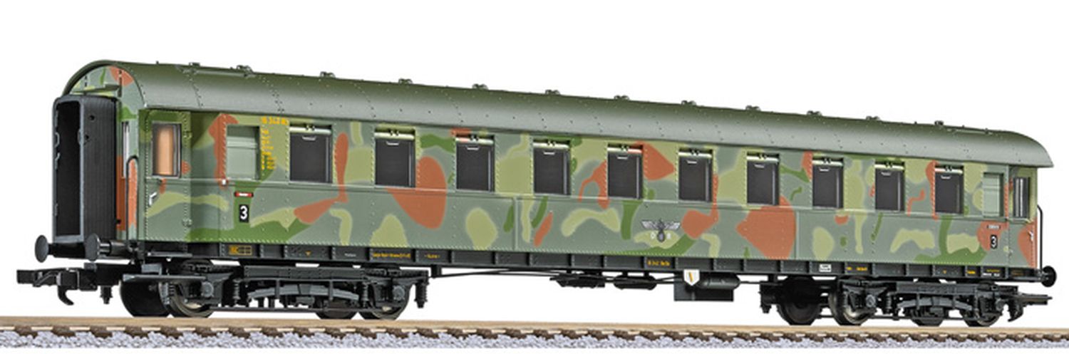 Liliput 336601 - Truppentransportwagen 16 342, 3. Klasse, Ep.II, Tarnanstrich