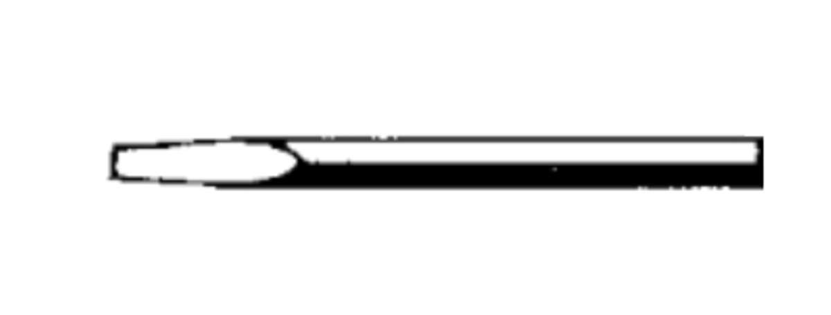 Muldental 33200 - Lötspitze 7mm, Nickel, Meißelform, innenbeheizt