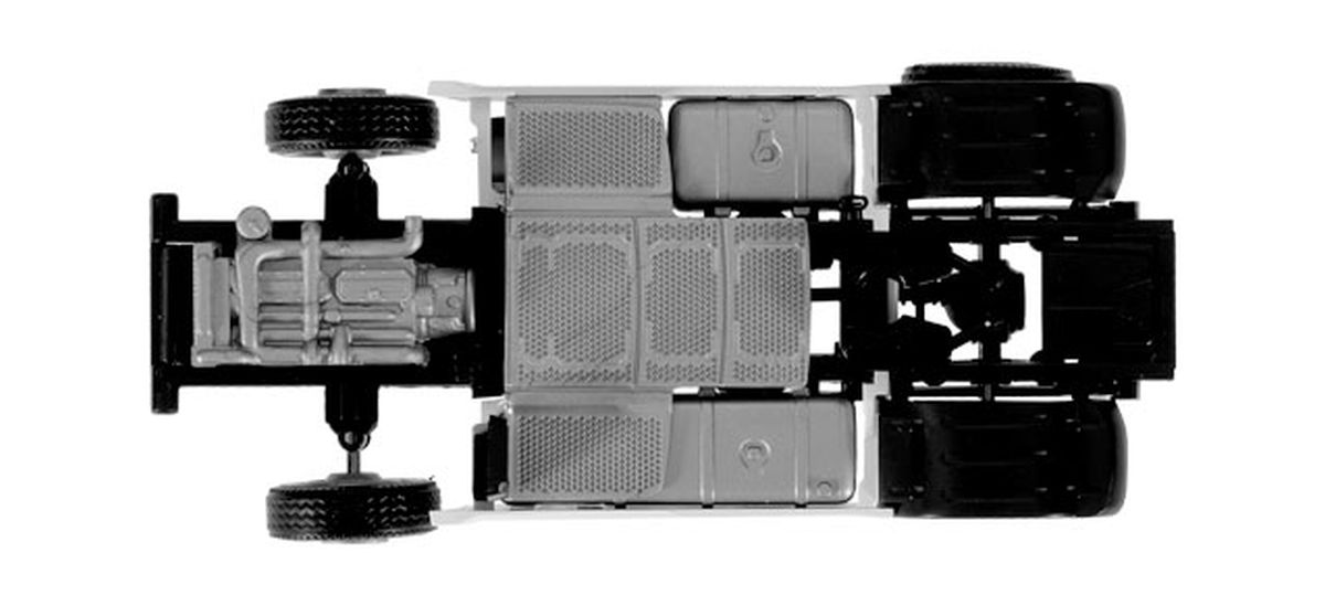 Herpa 084550 - Fahrgestell DAF XF Euro 6 mit Chassisverkleidung Inhalt: 2 Stück