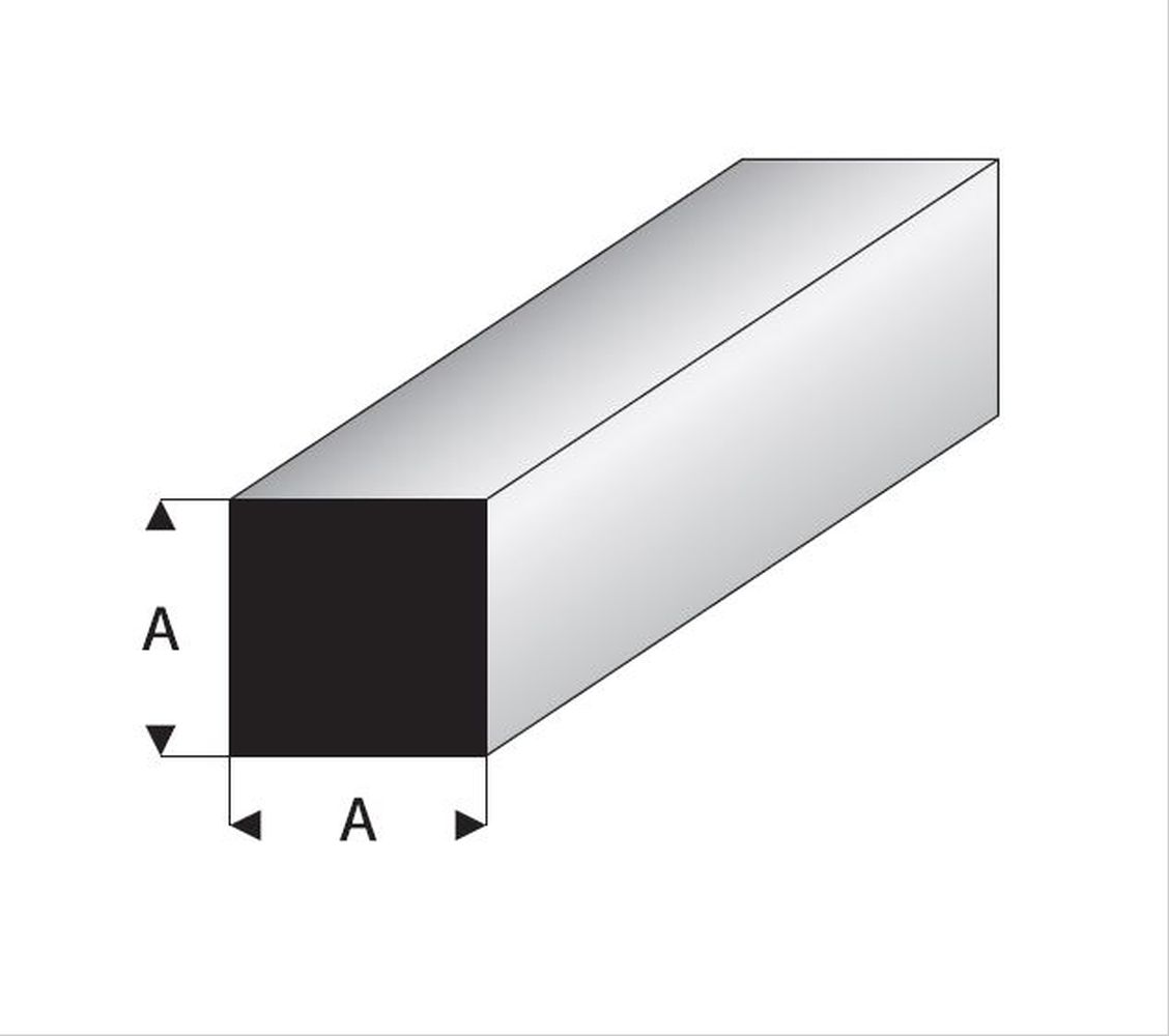 Maquett 407-58 - Profil, quadratisch, Länge 100cm, Kantenlänge 4,5mm