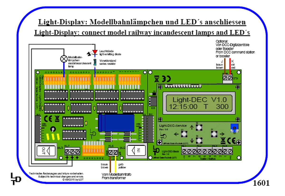 Littfinski 810222 - Light-DEC-Basis-F - Basis-Modul der universellen Lichtsteuerung Light-DEC, Fertigmodul