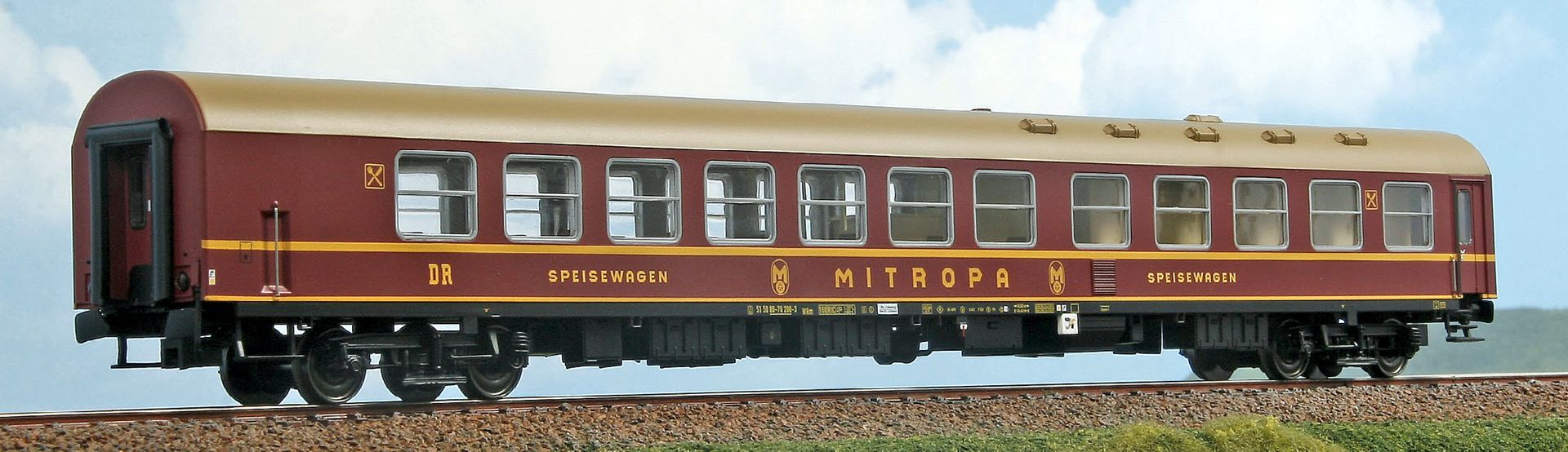 ACME AC 52131 - Speisewagen Typ Bautzen, MITROPA, DR, Ep.IV-V