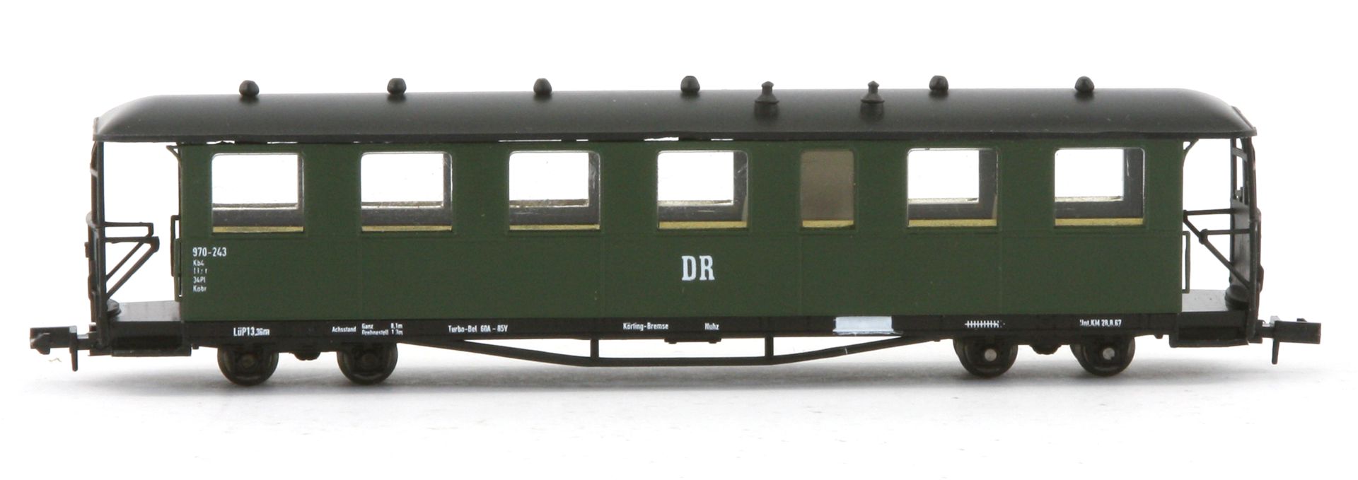 Karsei 29220 - Personenwagen 720, DR, Ep.III-IV, blechbeplankt, 1. BN
