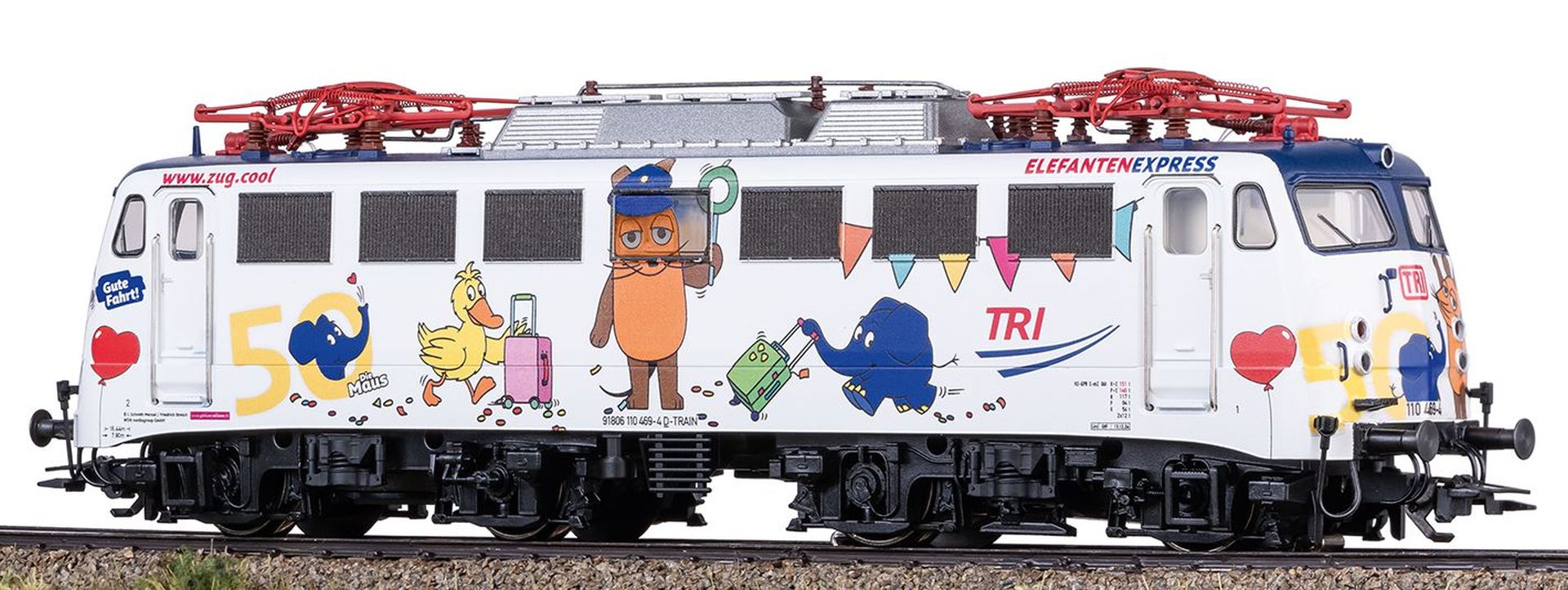 Märklin 39111 - E-Lok 110 469-4 Elefantenexpress, TRI, Ep.VI, MFX+-Sound