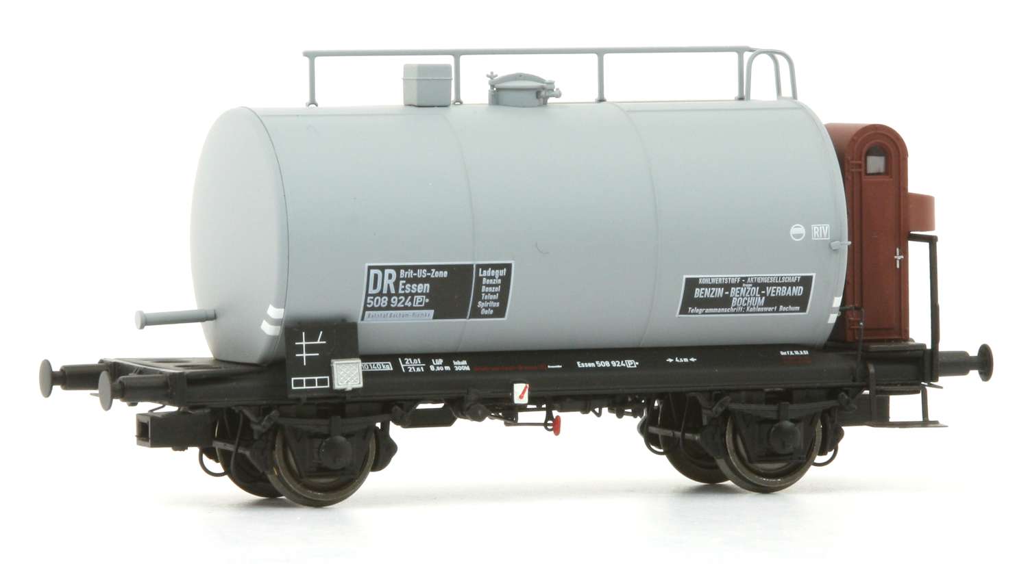 Exact-Train EX20600 - Kesselwagen Ba. Uerdingen, DR Brit.US Zone, Ep.III 'Benzin-Benzol-Vertrieb'