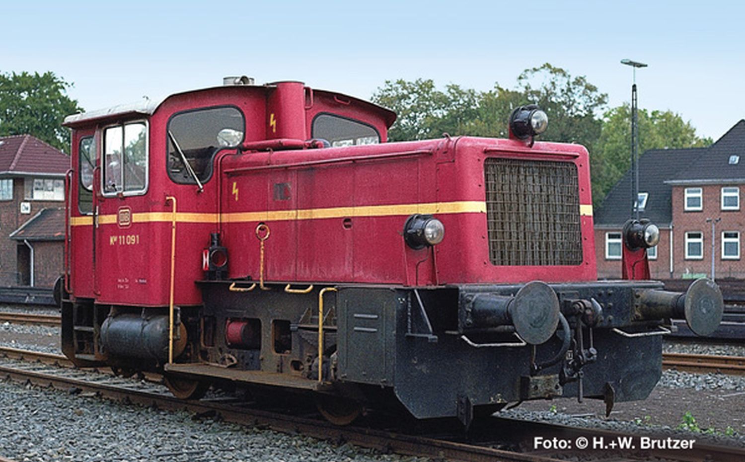Liliput 162584 - Diesellok Köf 11 019, DB, Ep.III, DC-Digital, digi. Kupplung