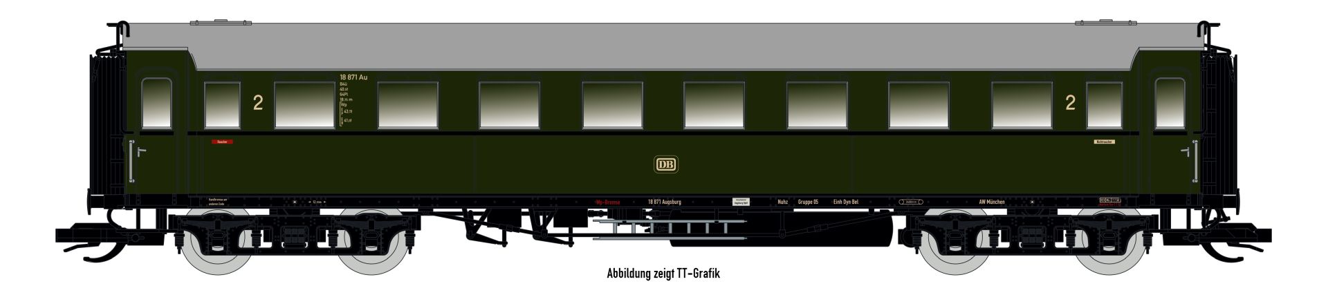 Saxonia 87186 - Personenwagen C4üSa07, DB, Ep.III