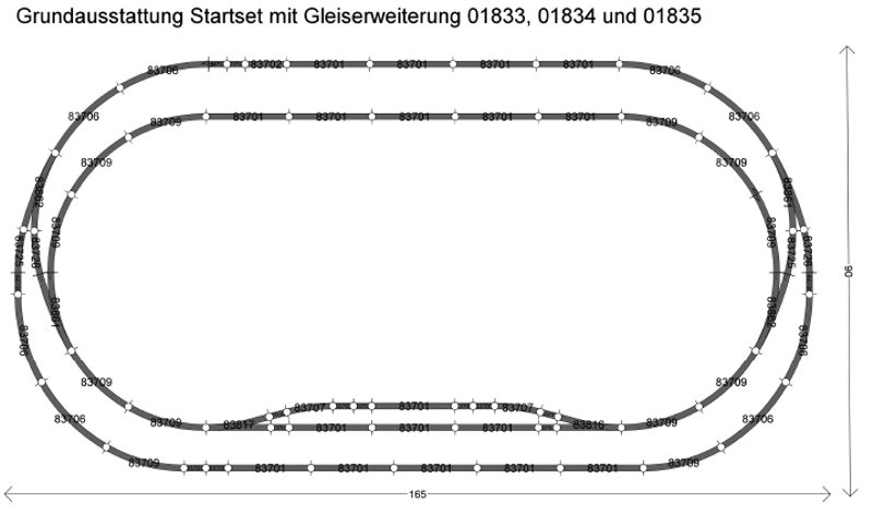 Tillig 01835 - Gleiserweiterung 'Parallelgleis 2'