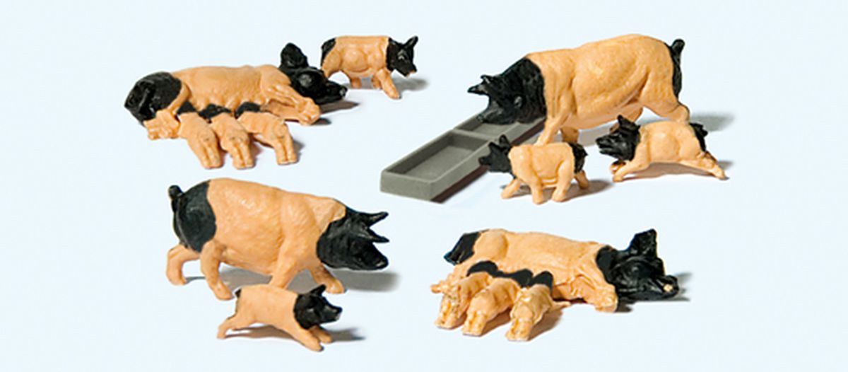 Preiser 10149 - Schwäbisch Hällische Schweine