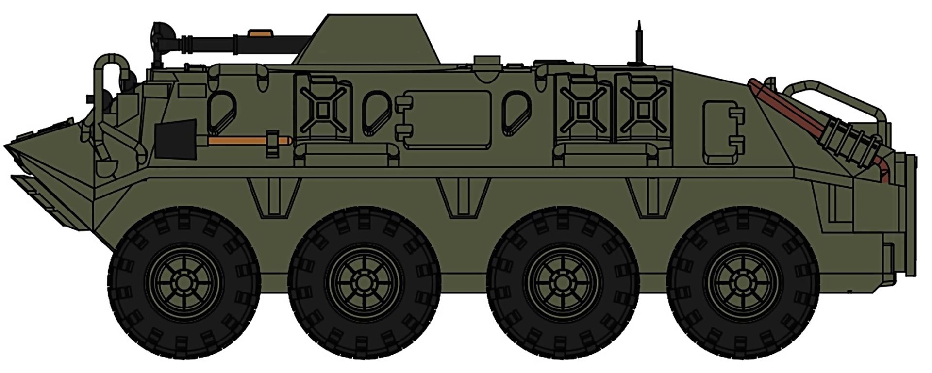 NPE NA 88274 - Schützenpanzer SPW 60 PB NVA