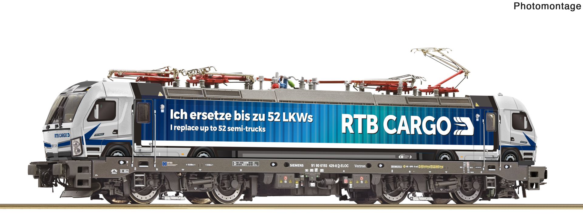 Roco 7500223 - E-Lok 'Vectron' 193 429-8 'VecTruck', ELL, RTB-Cargo, Ep.VI