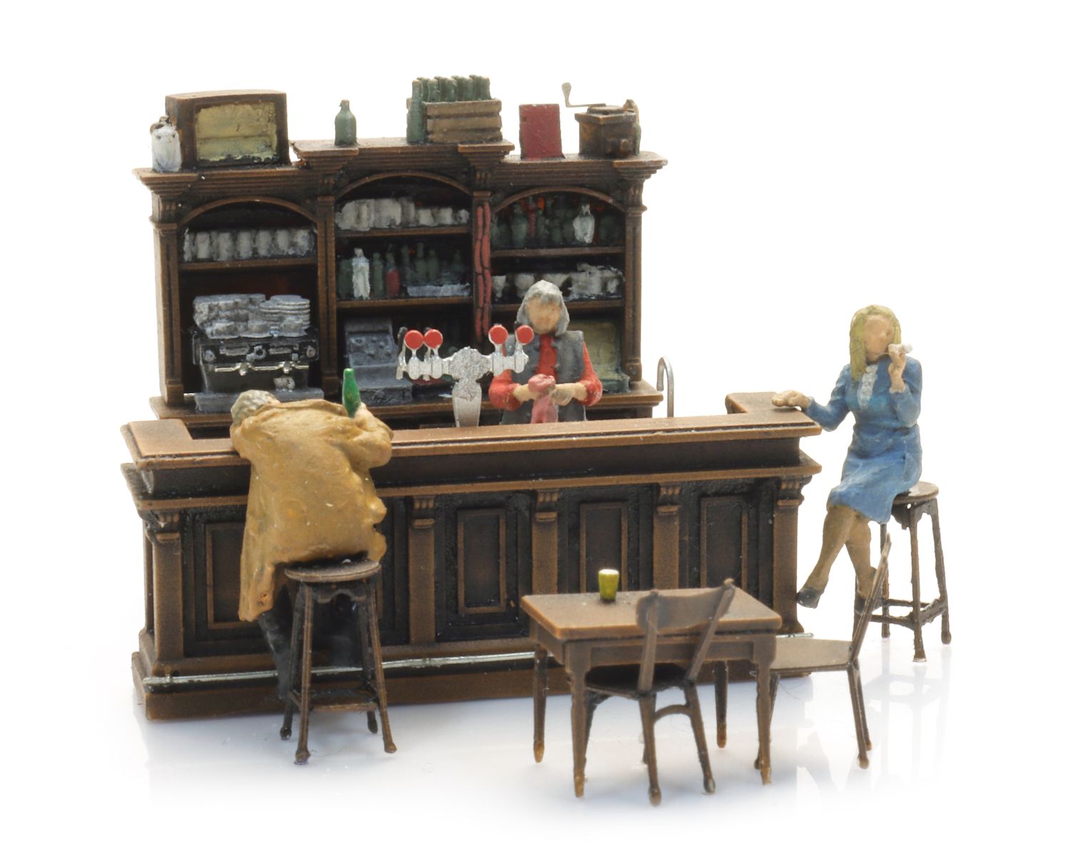 Artitec 387.692 - Cafe Interieur mit 3 Figuren