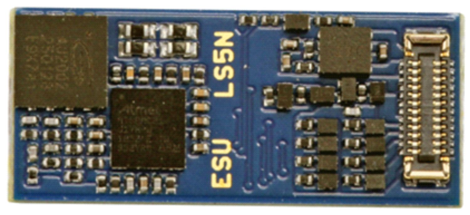 ESU 58925 - LokSound 5 Nano E24 DCC, Leerdecoder mit Lautsprecher 11x15mm
