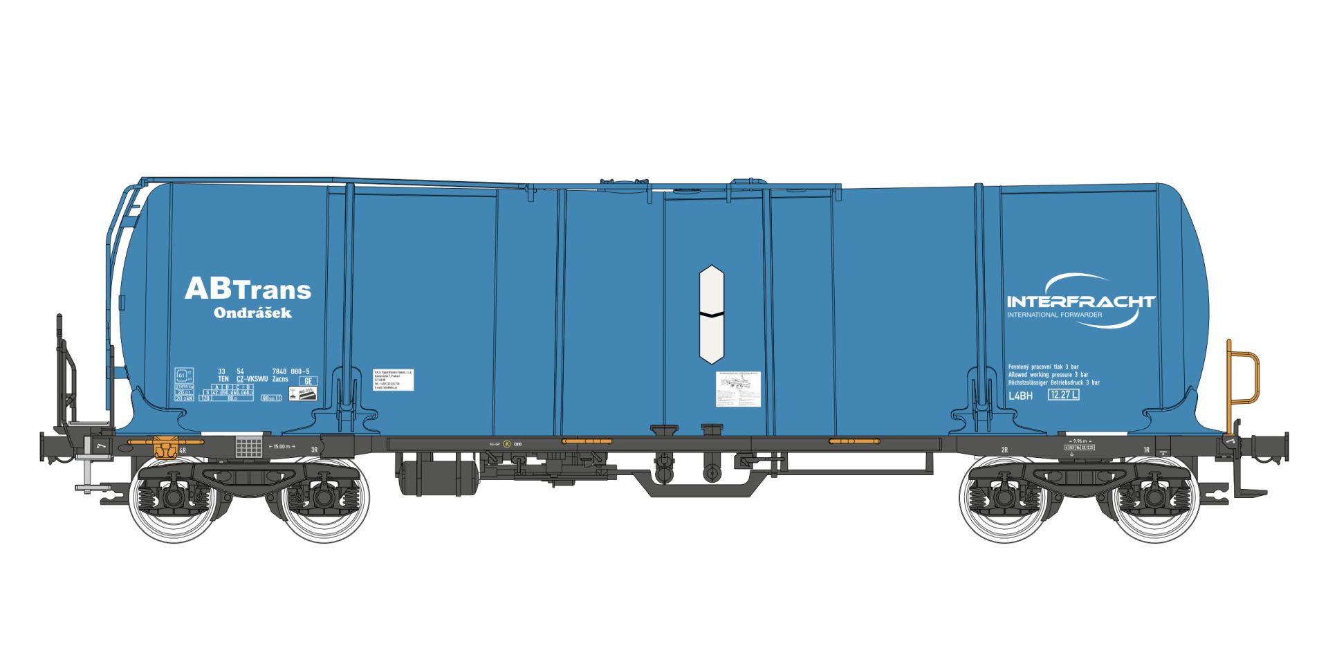 igra 96200079 - Kesselwagen Zacns 88, AB Trans Ondrasek, Ep.VI