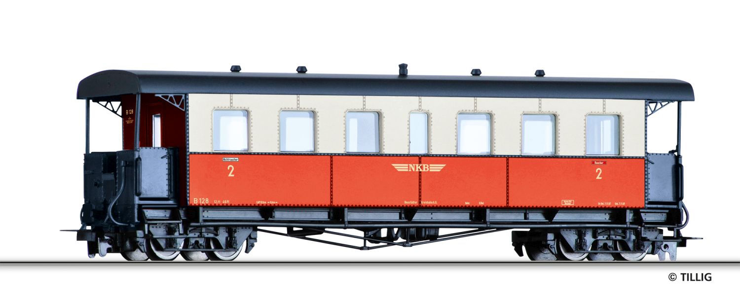 Tillig 13933-A24 - Personenwagen KB4i, NKB, Ep.III