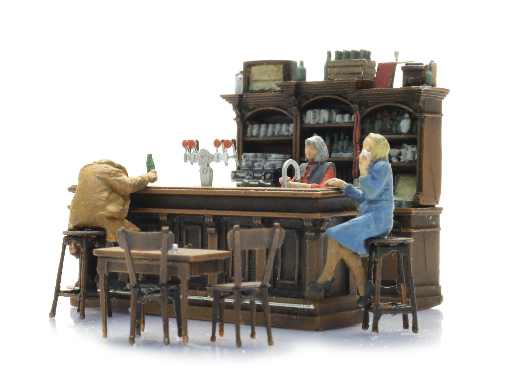 Artitec 387.692 - Cafe Interieur mit 3 Figuren