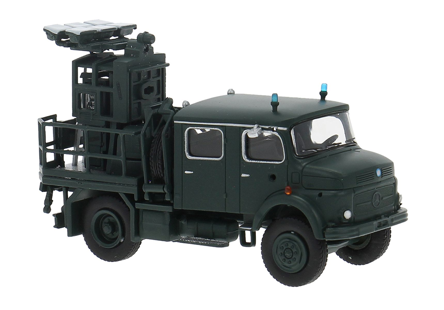 Brekina 47191 - Mercedes-Benz LA911 Lichtmastwagen des Bundesgrenzschutzes
