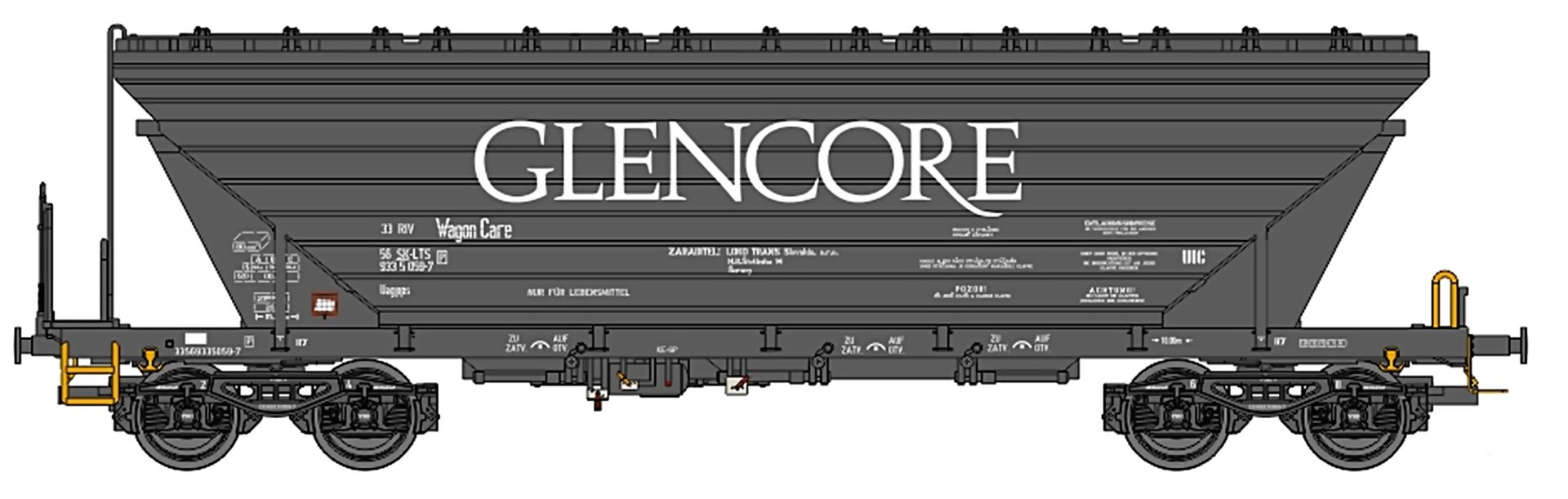 NPE NW 52227 - Getreidesilowagen Uagpps, Slowenien, Glencore, Ep.V-VI