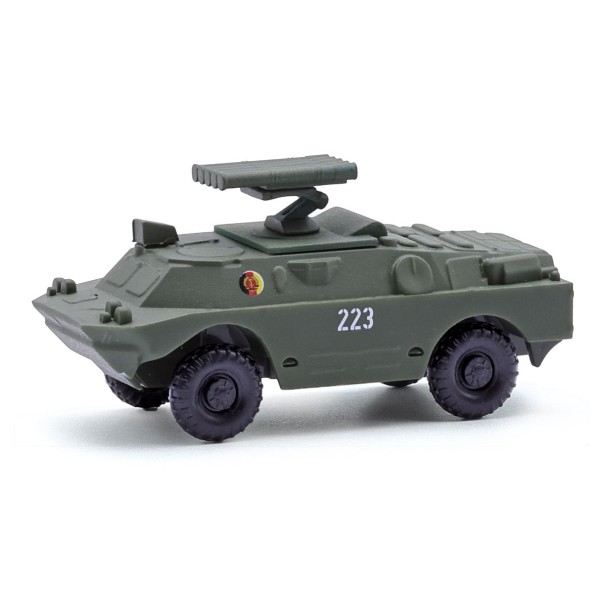 Busch 210104004 - Spähpanzerwagen SPW-40 P2 mit Raketenaufbau, NVA, Bj. 1962
