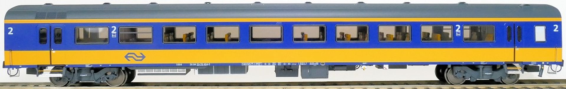 Exact-Train EX11177 - Personenwagen ICRm, Bf, NS, Ep.V, mit Innenbel. und Figuren