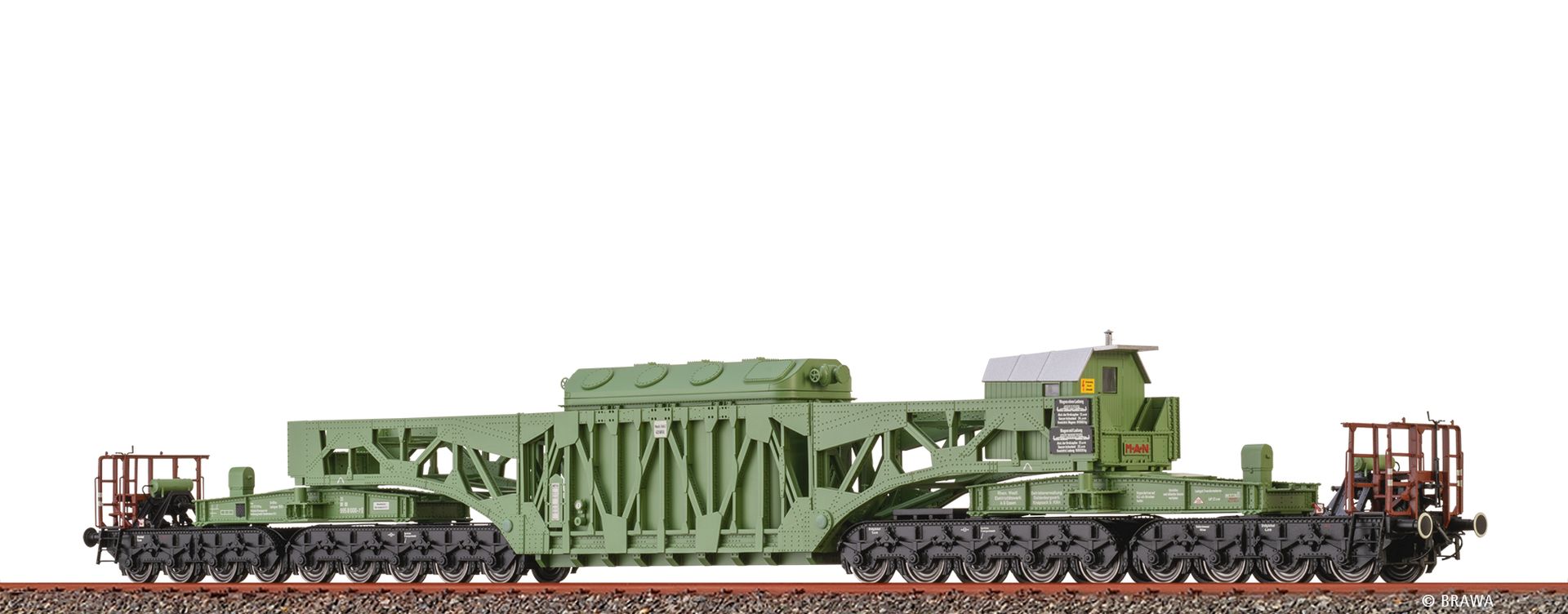 Brawa 51278 - Schwerlastwagen Uaai672.9 "RWE", DB, Ep.IV