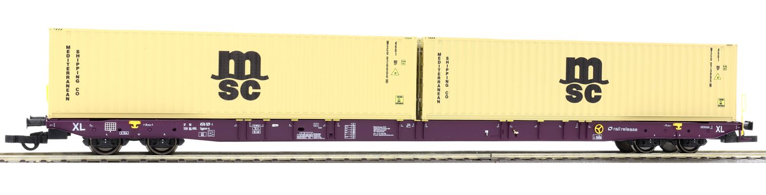 igra 96010060 - Containertragwagen Sggnss-XL, Railrelease XL, Ep.VI 'msc'
