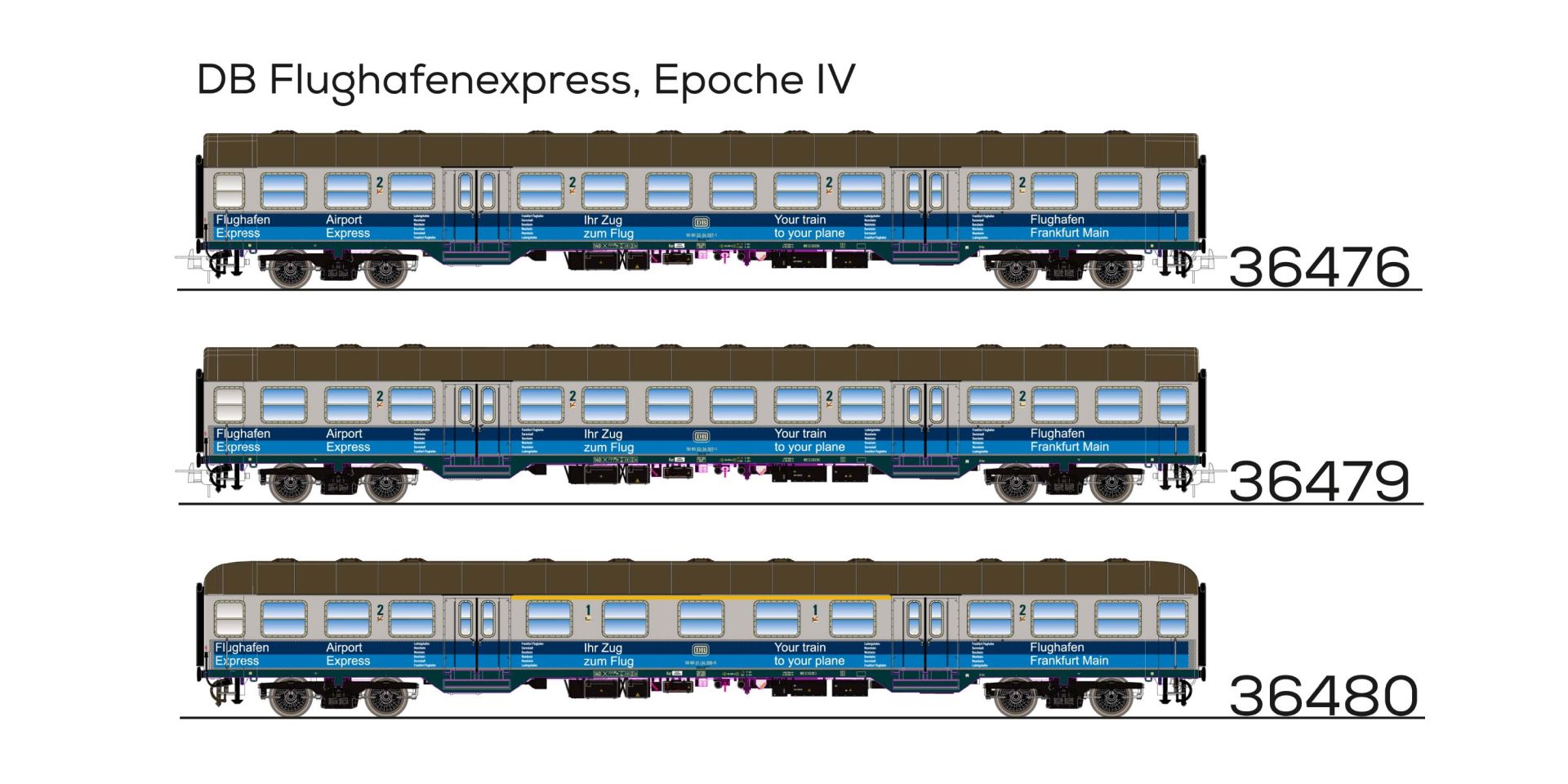 ESU 36480 - Personenwagen 'Silberling', ABnrzb 704, 80 31 - 34 359-5, DB, Ep.IV