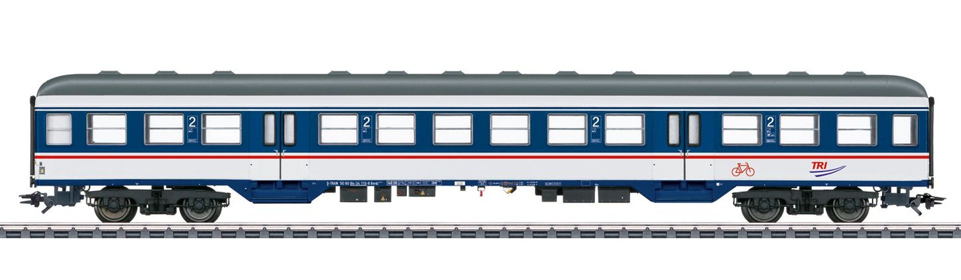 Märklin 43827 - Personenwagen, 2. Klasse, TRI, Ep.VI Märklin 43827 - Personenwagen, 2. Klasse, TRI, Ep.VI