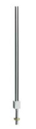 Sommerfeldt 397 - 5 H-Profil-Masten, 70mm hoch, Neusilber