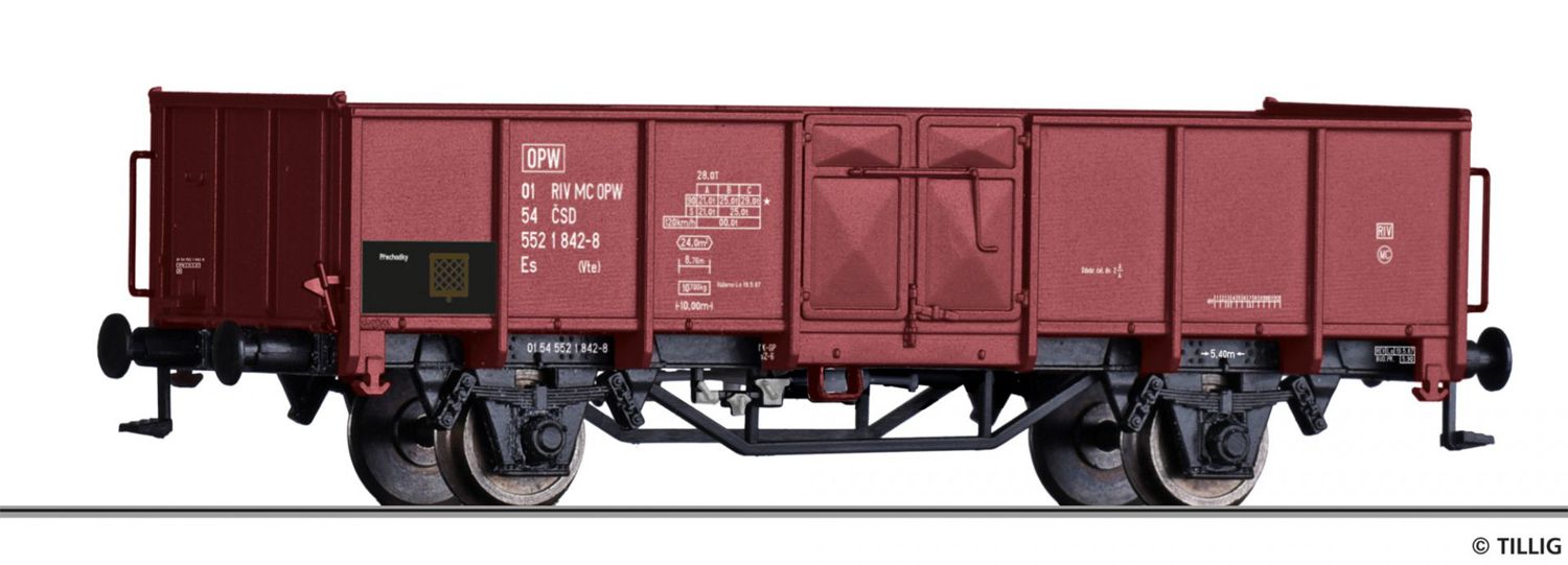 Tillig 14073 - Offener Güterwagen Es, CSD, Ep.IV