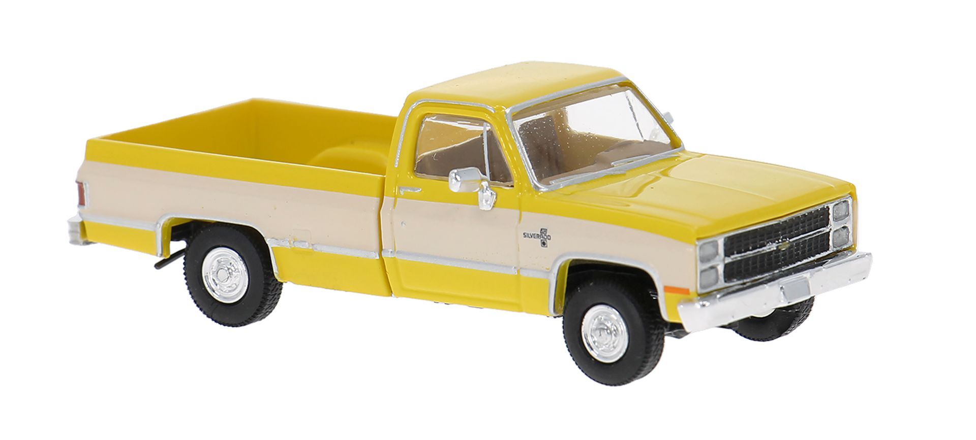 Brekina 19655 - Chevrolet C10 gelb/weiß