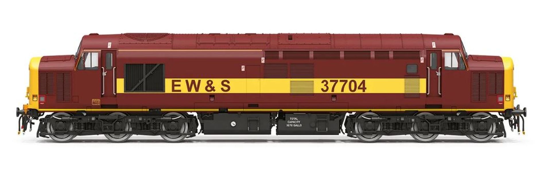 Hornby TT3037TXSM - Diesellok Class 37, 37704, EWS, Ep.V, DC-Sound