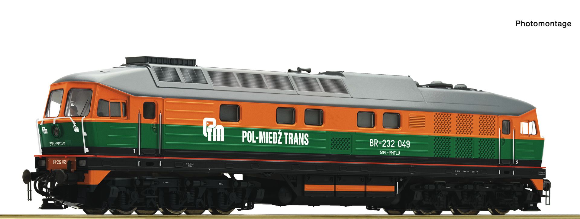 Roco 7300081 - Diesellok 232 049, POL-MIEDZ-TRANS, Ep.V-VI
