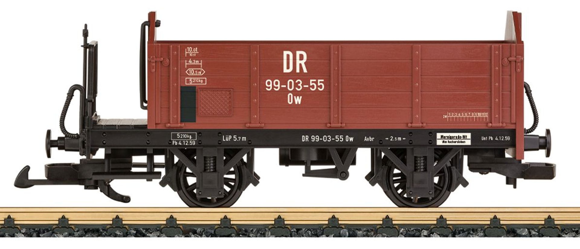 LGB 40557 - Hochbordwagen, DR, Ep.III
