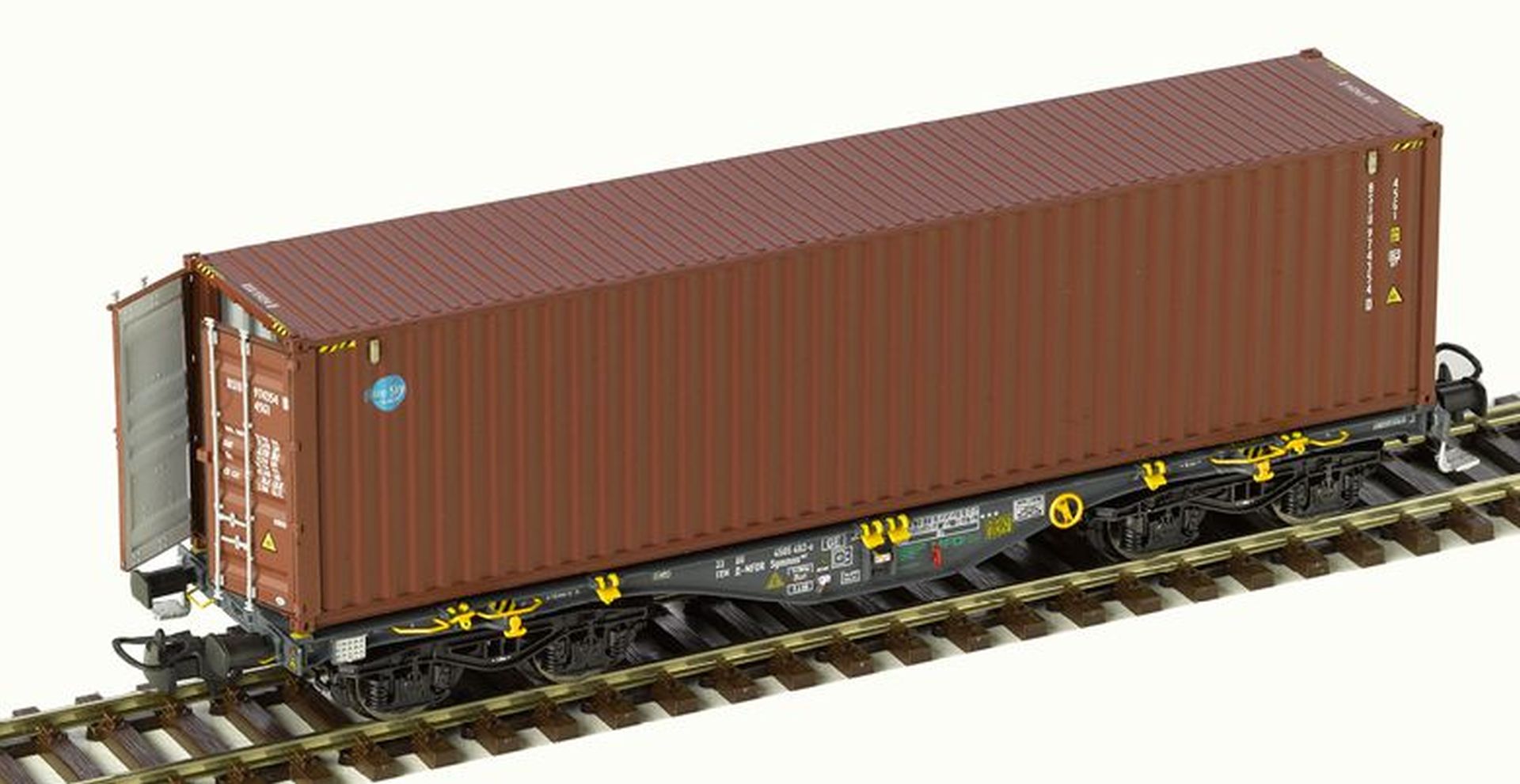 PT-Trains 100324 - Containertragwagen Sgmmnss, MFD-Rail, Ep.VI 'bluesky'
